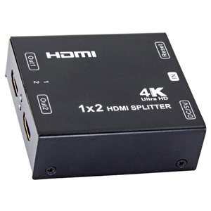 HDMI Splitter 1x2 HD-142, <br> 1080P 3D 4Kx2K