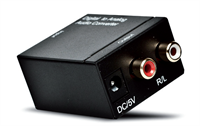 Digital til analog konverter<br>Toslink/Coax til analog