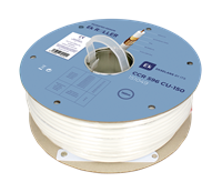 5,0mm coax cable hvid LSZH Dca 150M