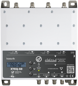 Forstærker  XTEQ-50p Koovik Multichannel