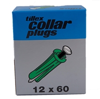 Tillex plugs 12x60  KP <br> Grøn 50 stk.