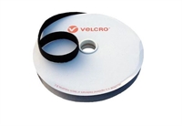 VELCRO (SORT) I RULLER 25mm